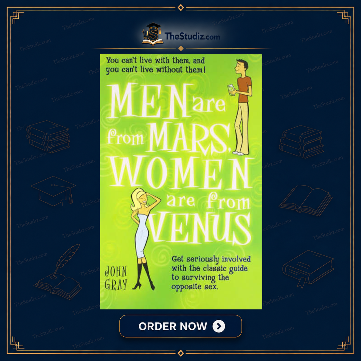 Men Are From Mars Women Are From Venus By John Gray